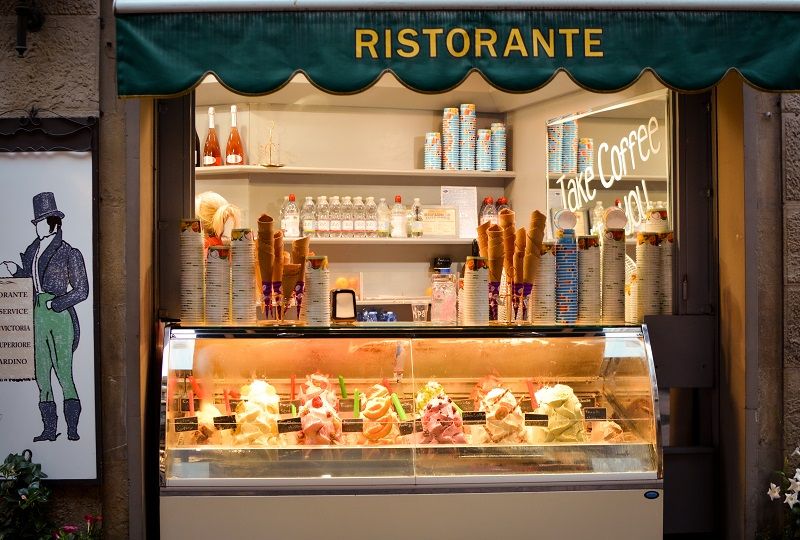 A Gelato Stall