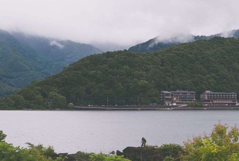 a Japanese rural vista