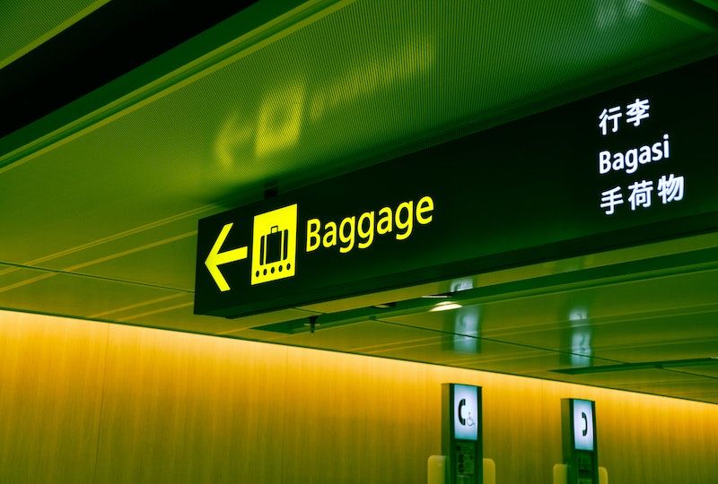 Baggage Claim Sign