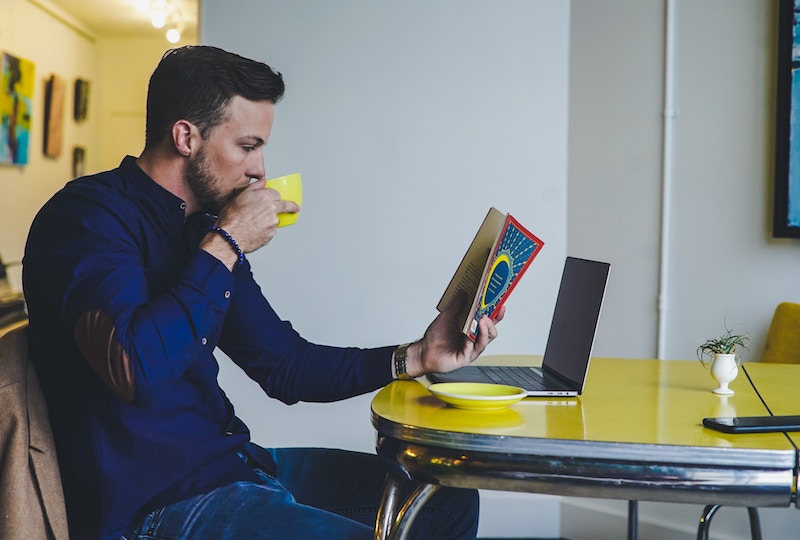 Man on Computer