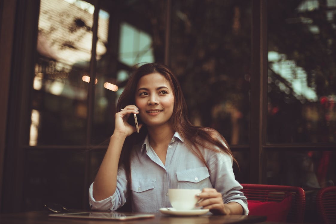 Talk on the phone