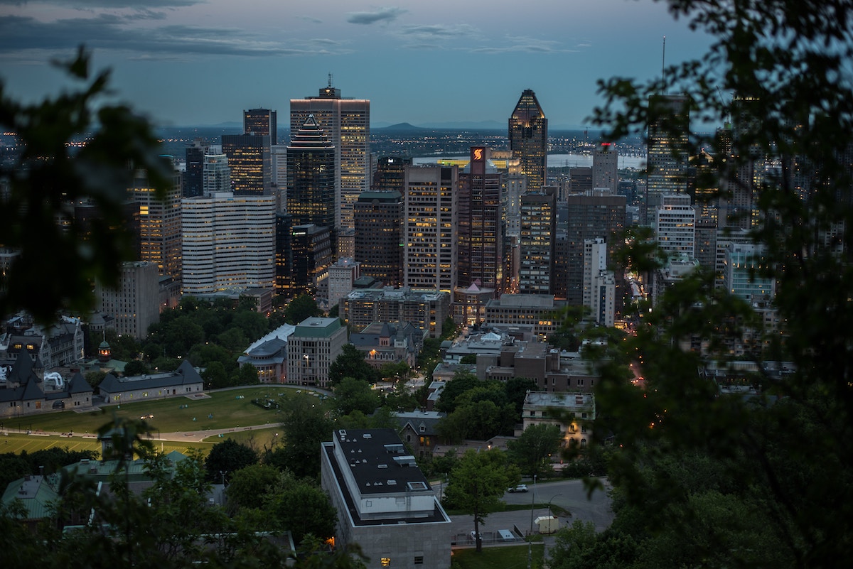 Montreal at night