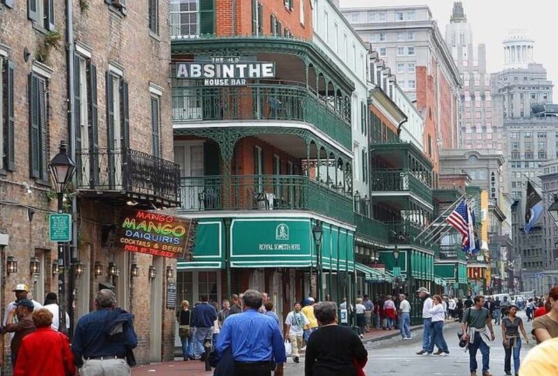 Downtown New Orleans.