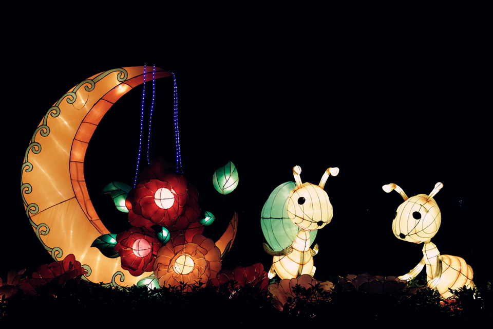 Lanterns are central to the lunar festival