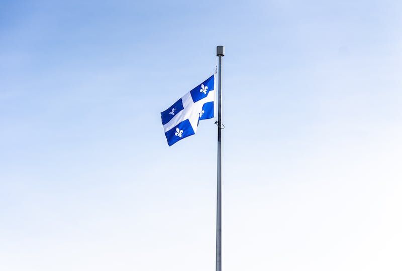 Quebec flag.