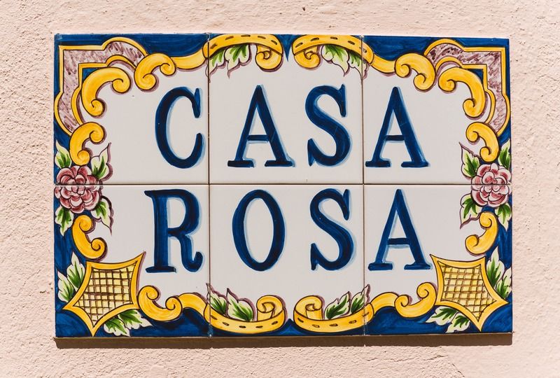 Portuguese Words Casa Rosa