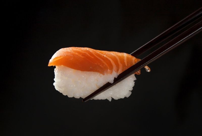 salmon sushi