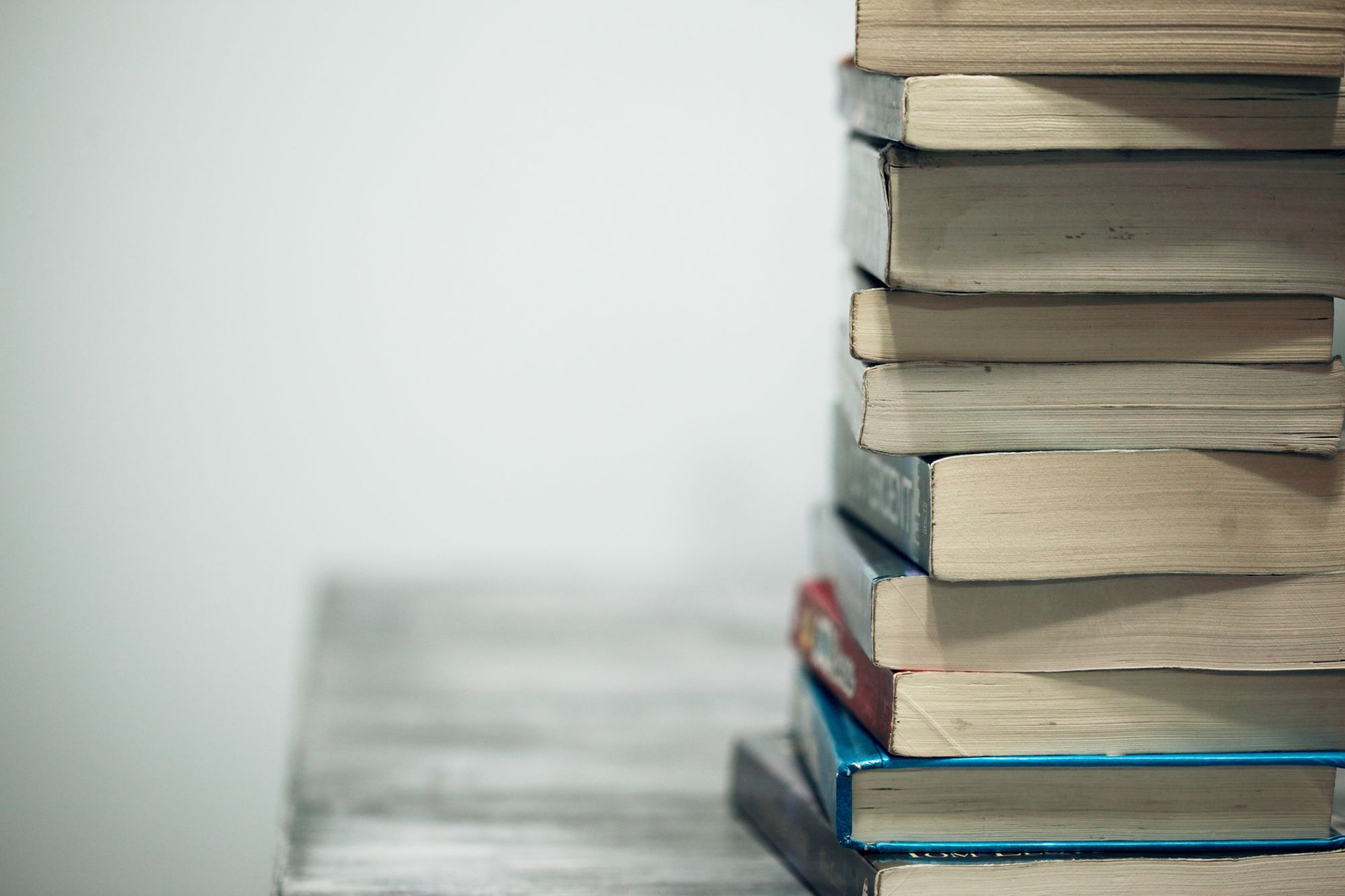 A stack of books