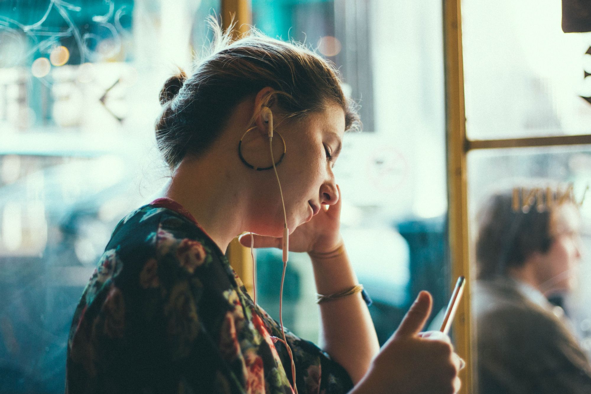 Woman studying