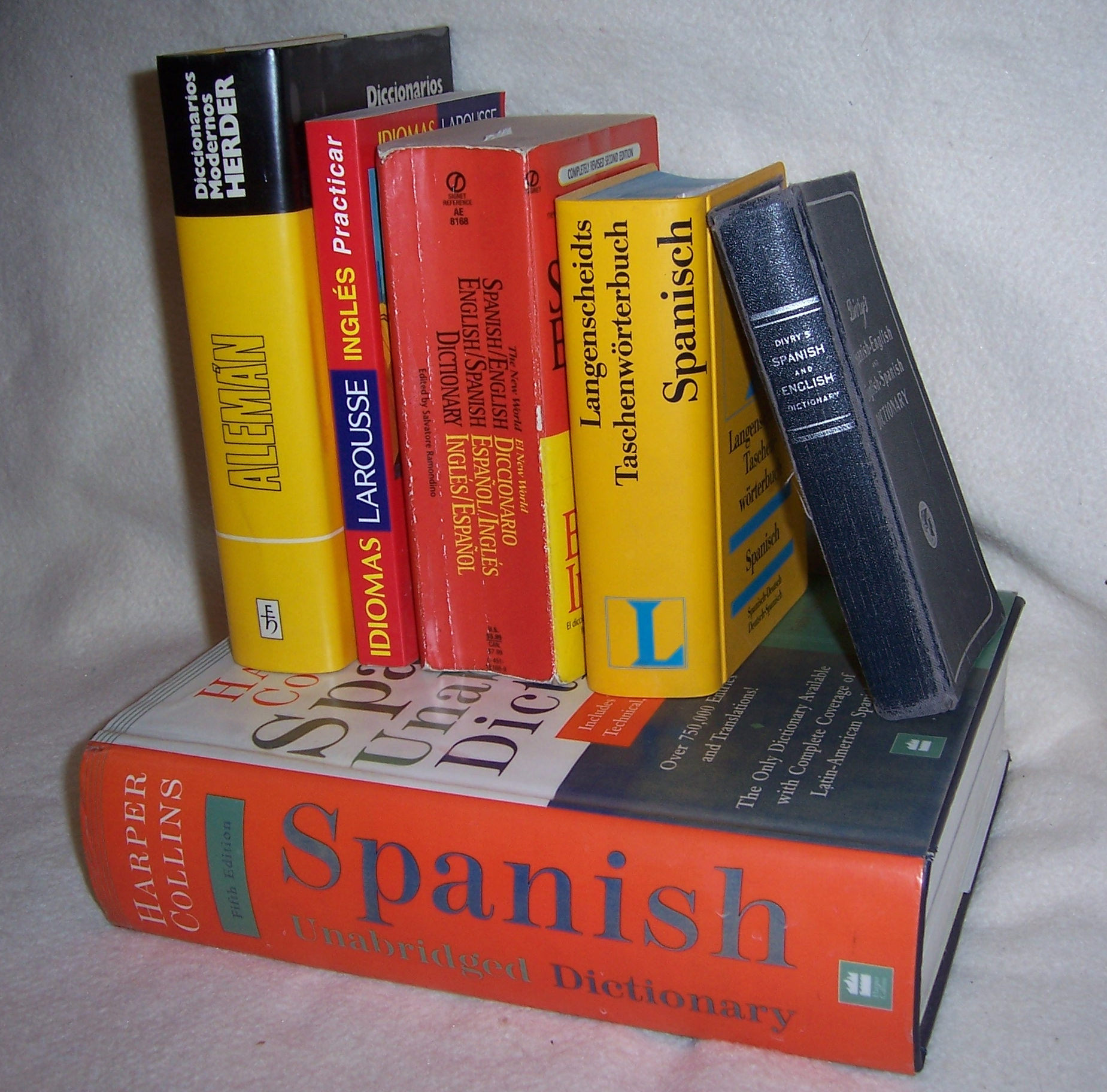 Spanish dictionary books