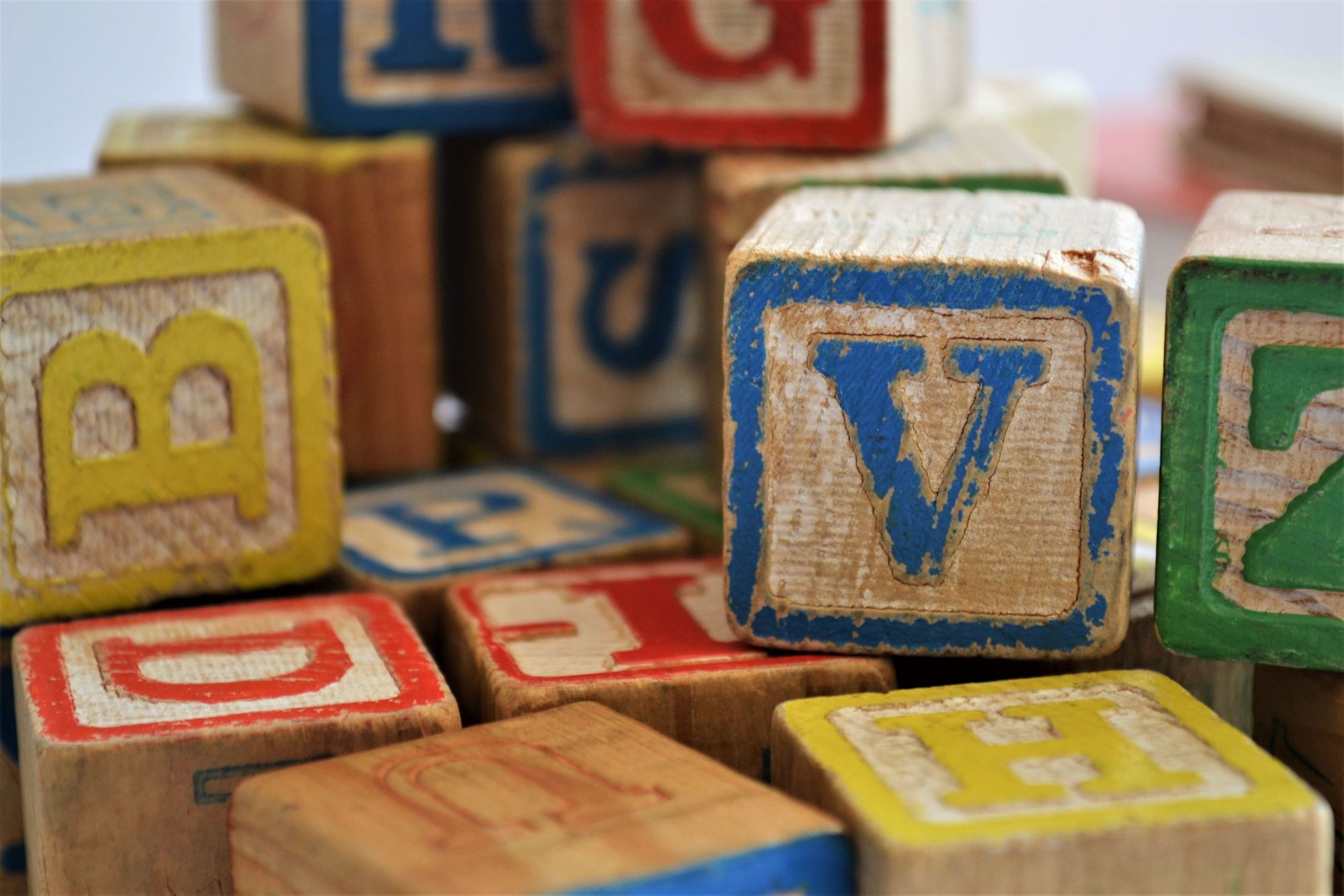 Lettered Building blocks