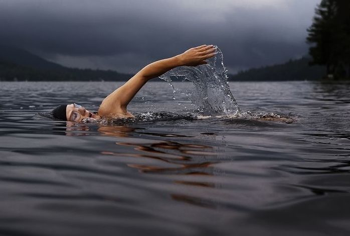 swimming