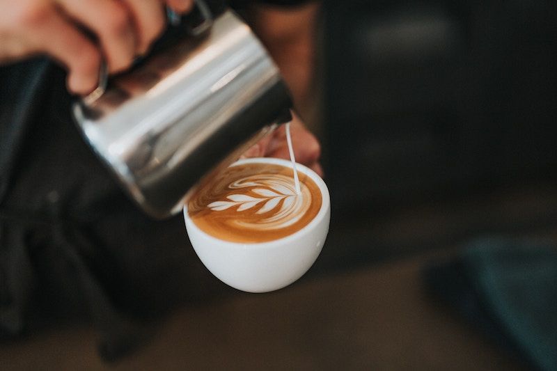 Pouring Coffee Cup