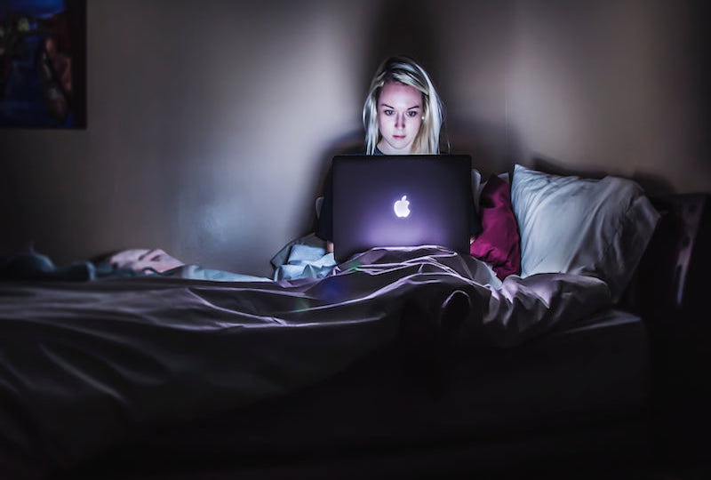 Girl on Computer