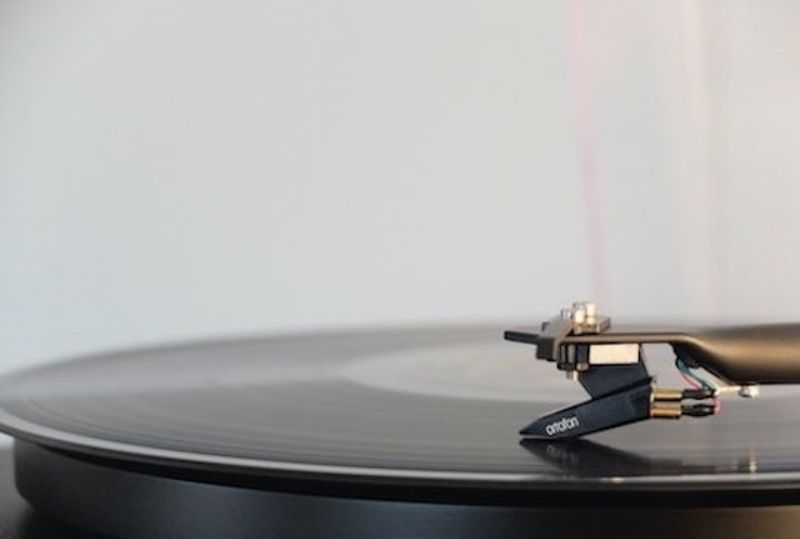 record player playing Brazilian music