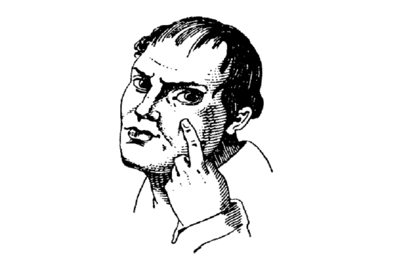 Eyelid pull gesture